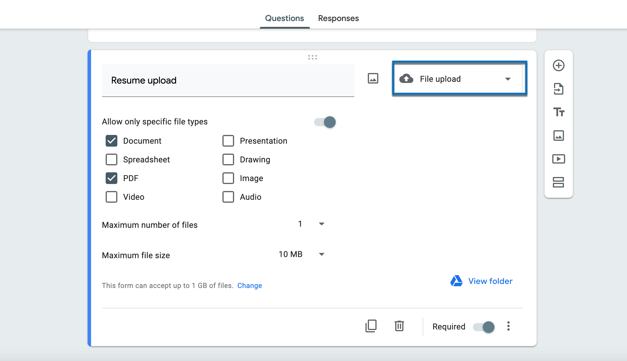 Allow file uploads with Google Forms – YouCanBookMe