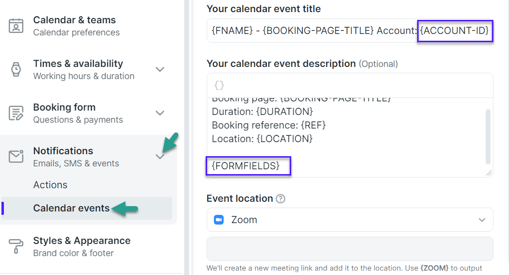 Using Passthrough and Hidden questions on Booking Form YouCanBookMe