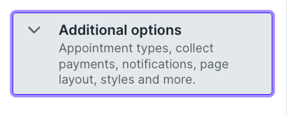 Additional Settings.
