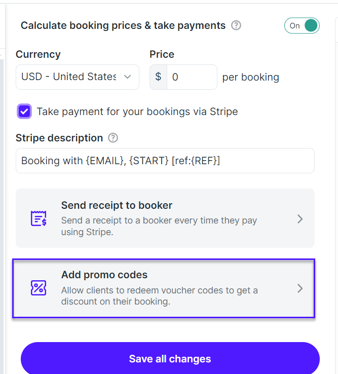 Take payments