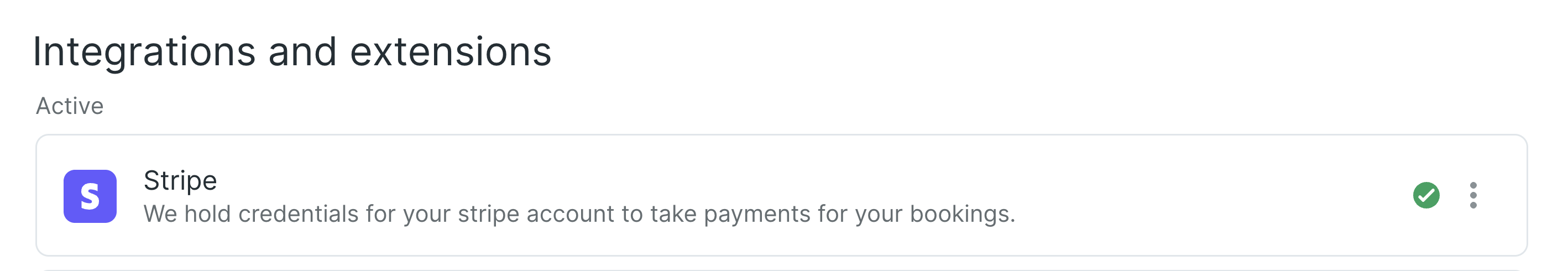 Stripe Integration