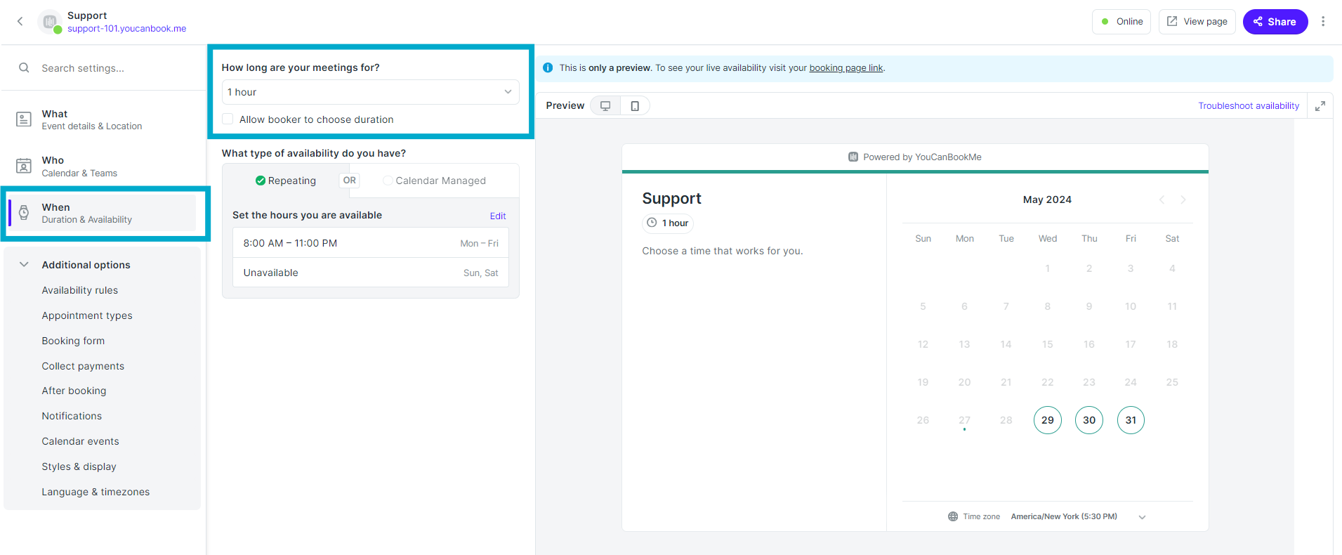 Set up your booking page in 5 steps 005.png